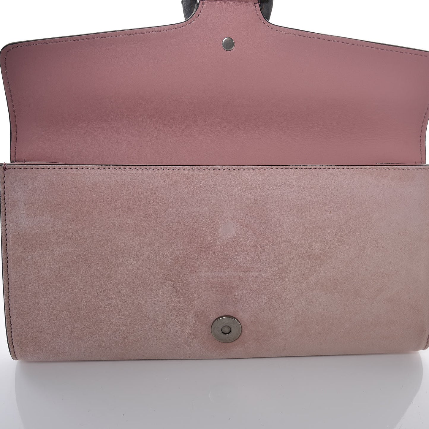 Suede Dionysus Clutch Blush