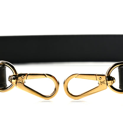 Louis Vuitton Reverse Monogram Bandouliere Shoulder Strap XL Black 3 of 4