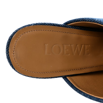 Loewe Ripped Denim 90 Mules Washed Denim 8 of 9
