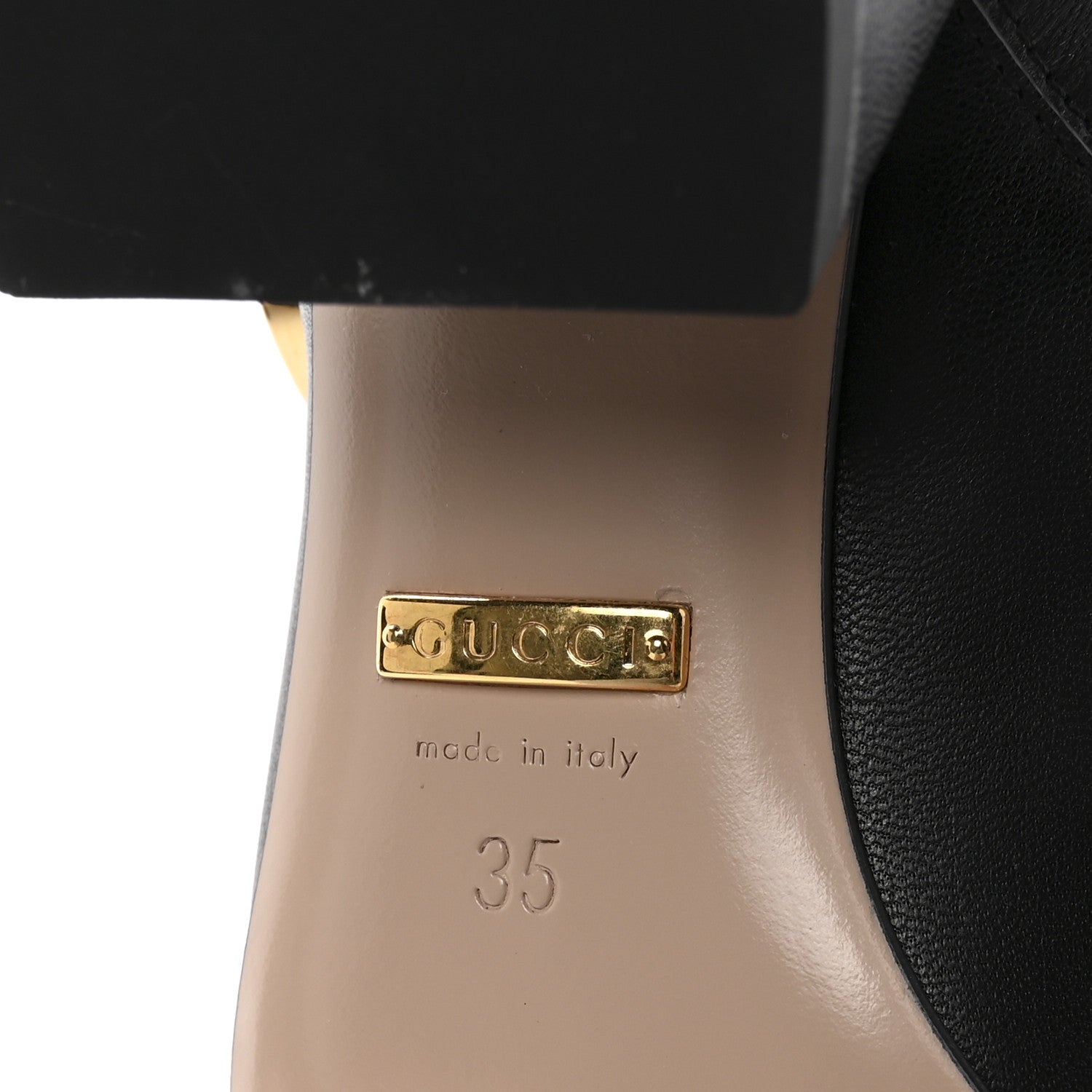 Gucci Malaga Kid GG Blondie 55mm Ankle Boots 35 Black 7 of 9