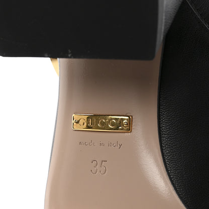 Gucci Malaga Kid GG Blondie 55mm Ankle Boots 35 Black 7 of 9