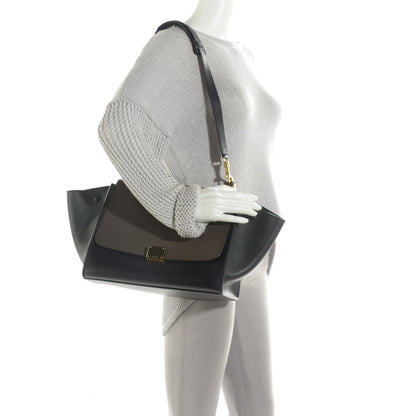 Celine Smooth Calfskin Medium Tri-Color Trapeze Anthracite 2 of 7
