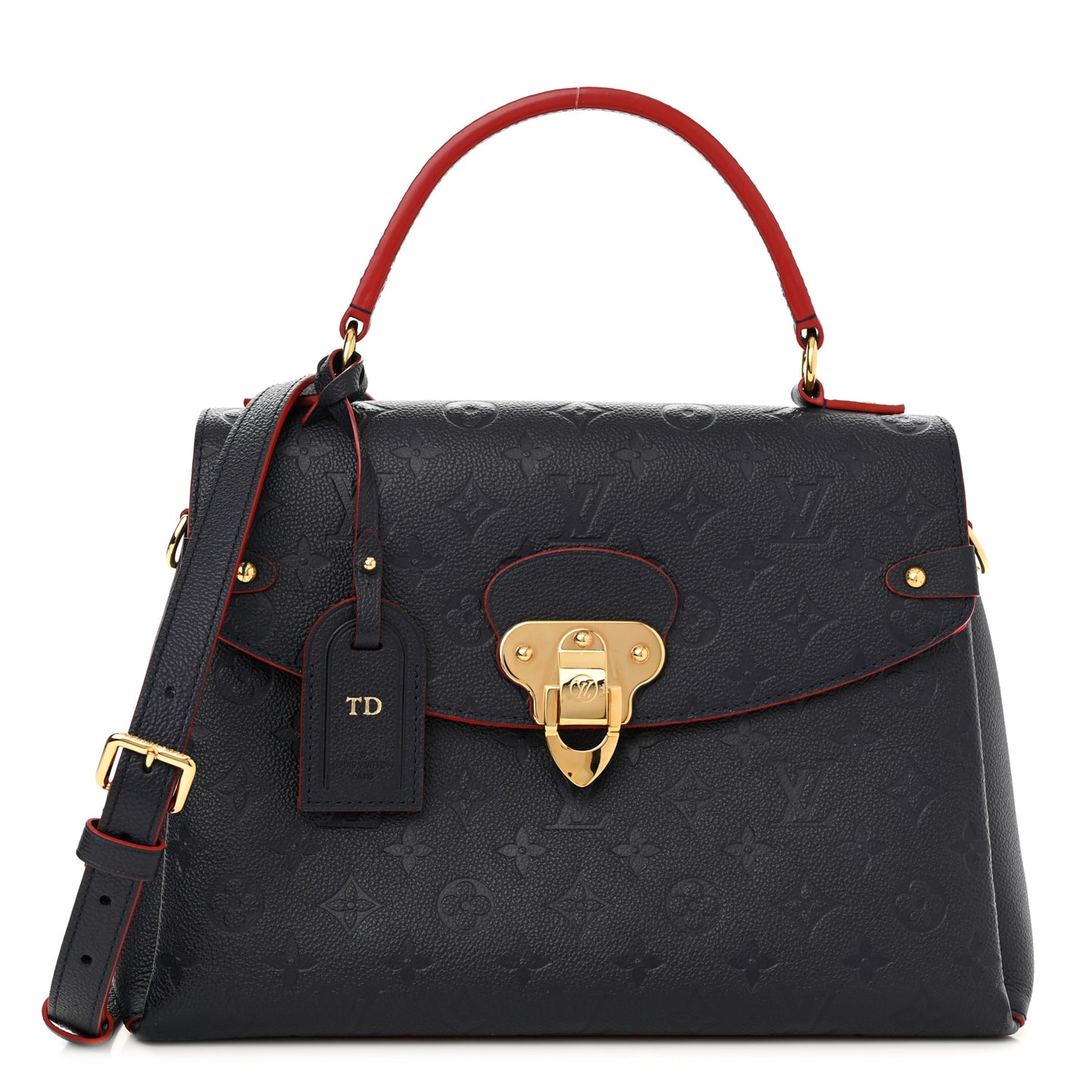 Empreinte Georges MM Marine Rouge