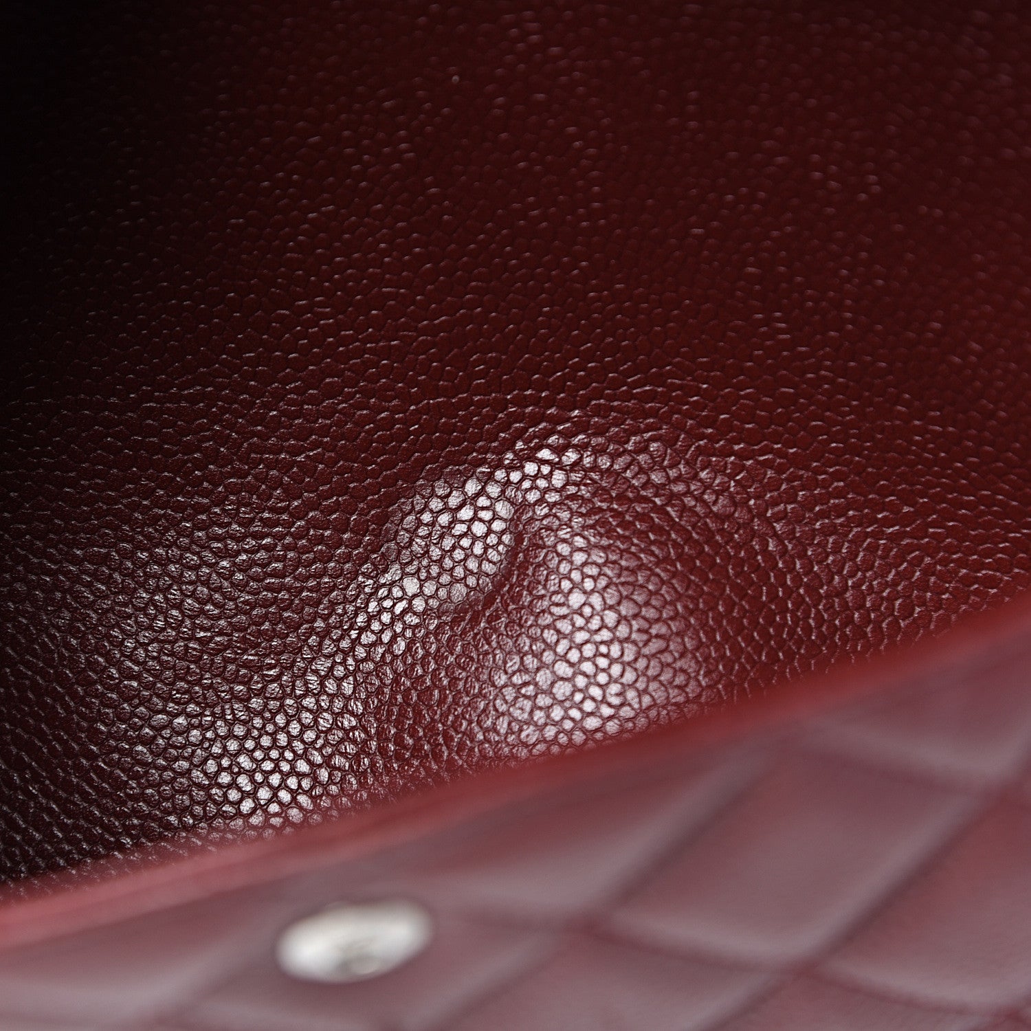 Chanel Caviar Quilted Jumbo Double Flap Dark Red 8 of 17