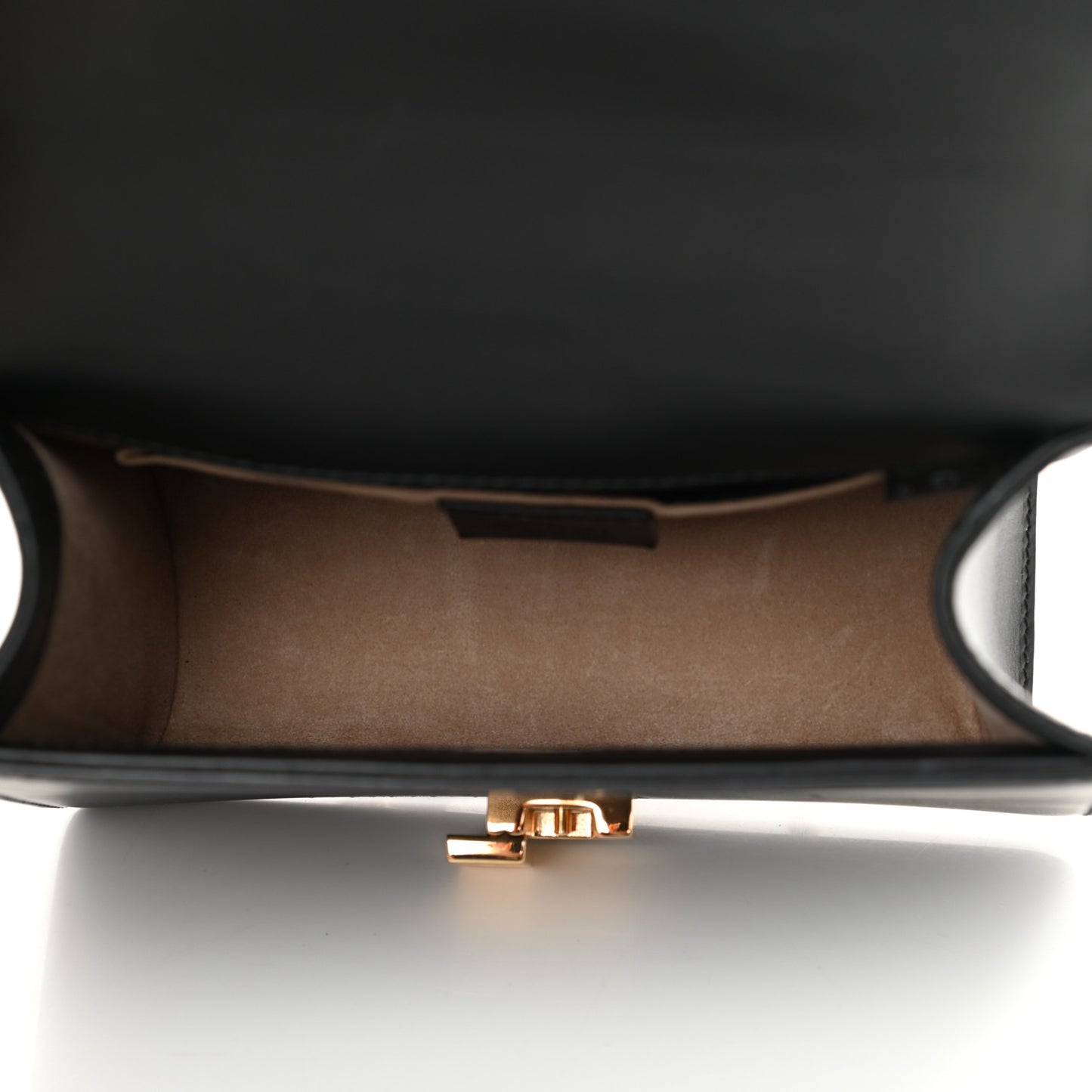 Calfskin Mini Sylvie Chain Shoulder Bag Black