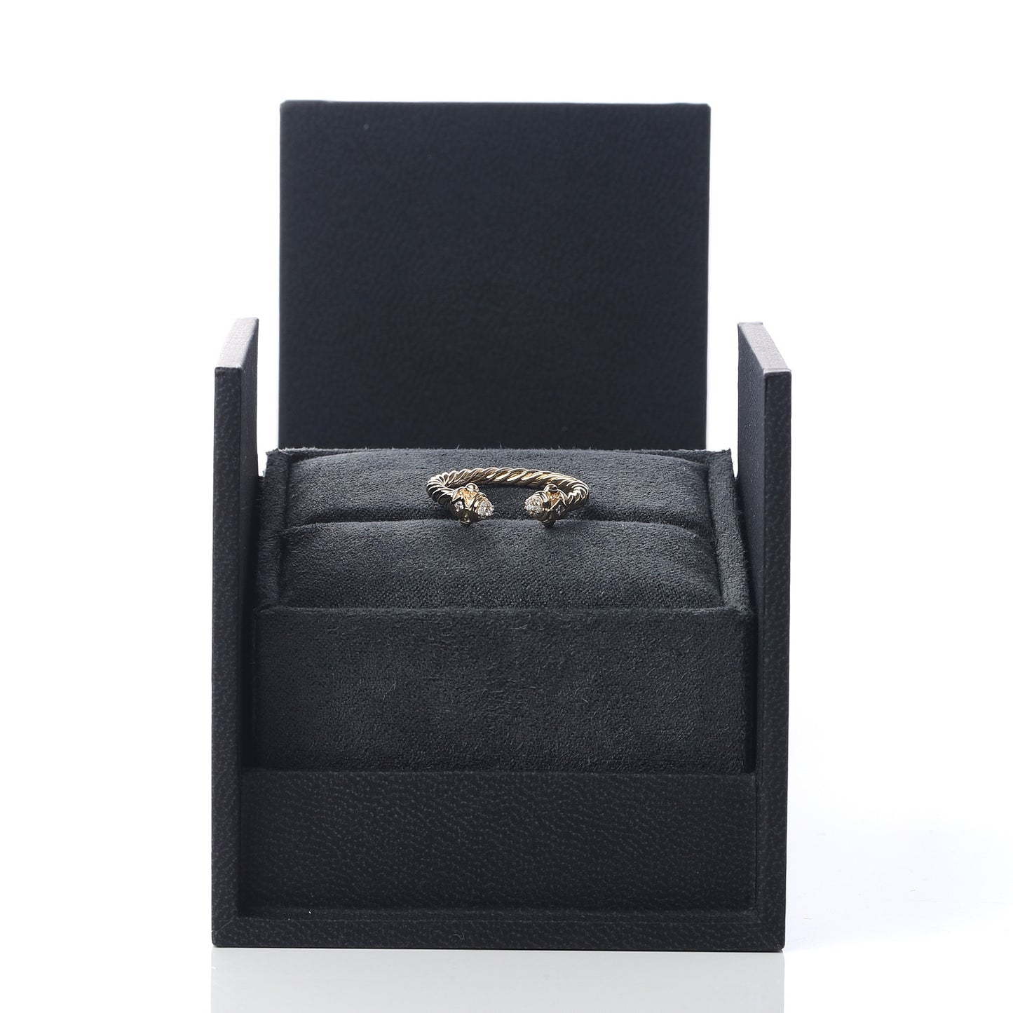 18K Yellow Gold Diamond Renaissance Ring 49 4.75