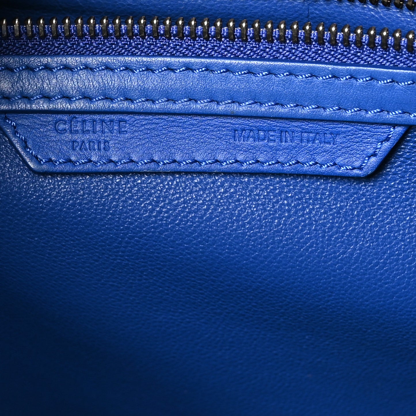 Smooth Calfskin Mini Luggage Royal Blue