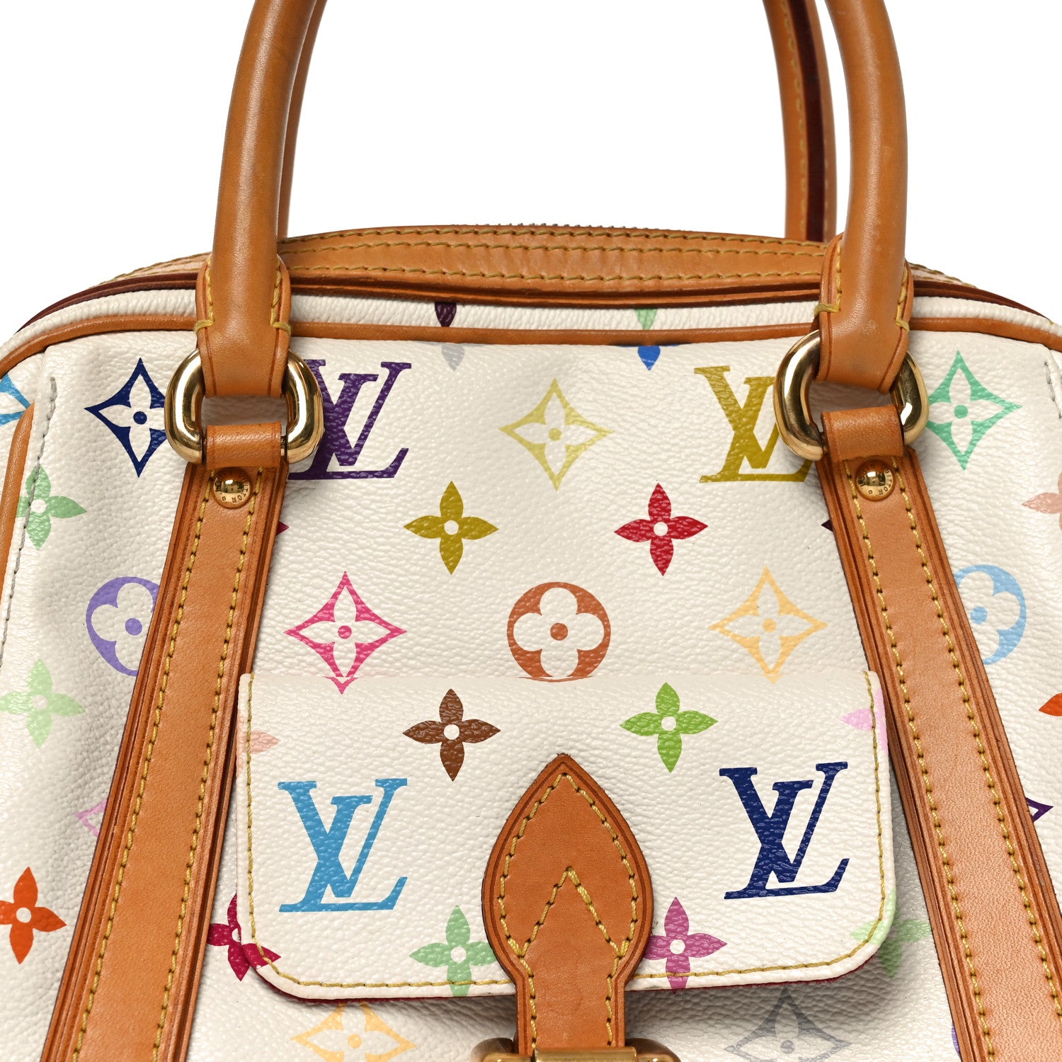Louis Vuitton Monogram Multicolor Priscilla White 13 of 17