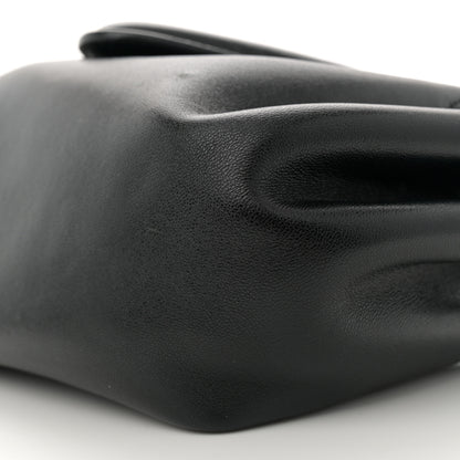 Bottega Veneta Lambskin Small Beak Triangle Flap Shoulder Bag Black 9 of 11