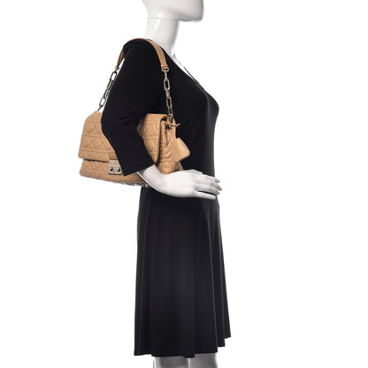 Christian Dior Lambskin Cannage New Lock Flap Beige 2 of 10