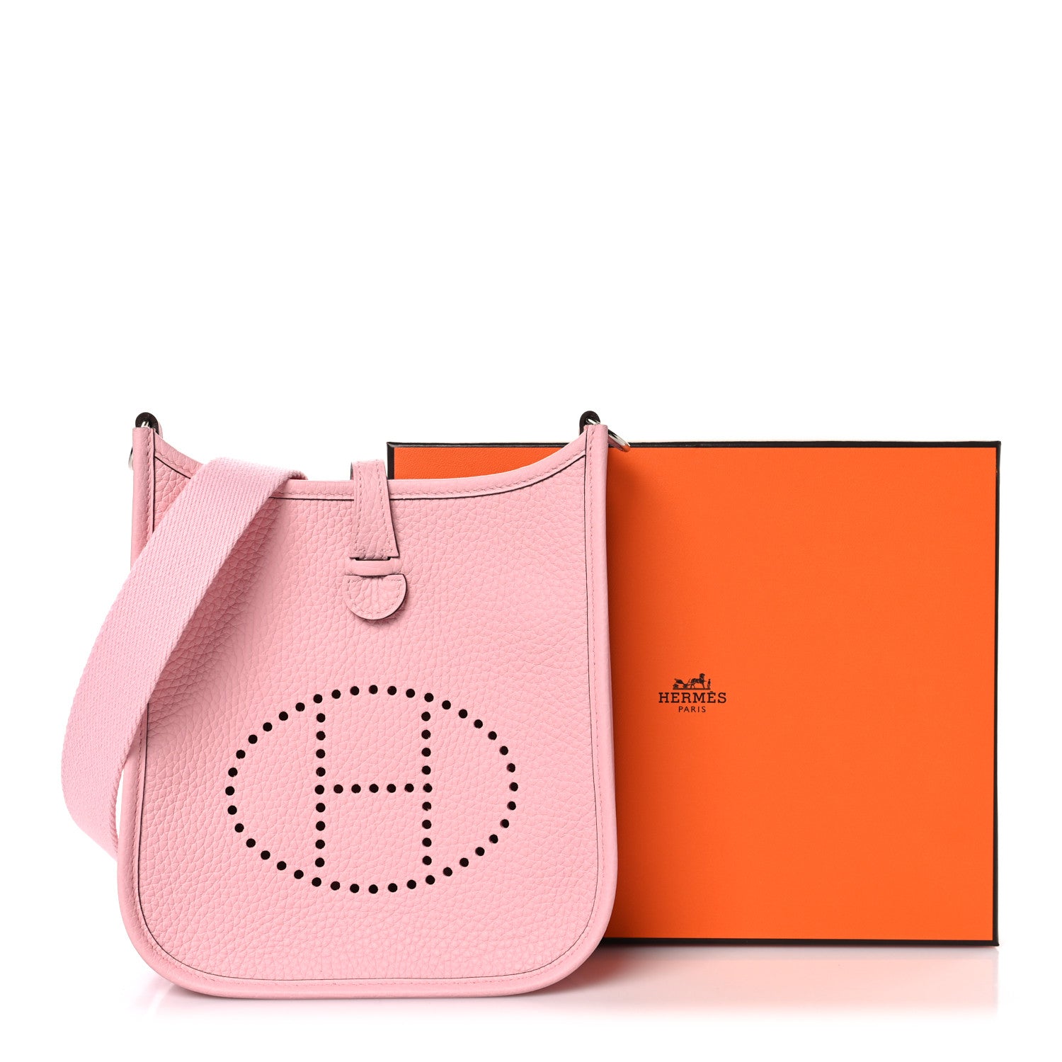 Hermes Taurillon Clemence Evelyne TPM Rose Sakura 11 of 11
