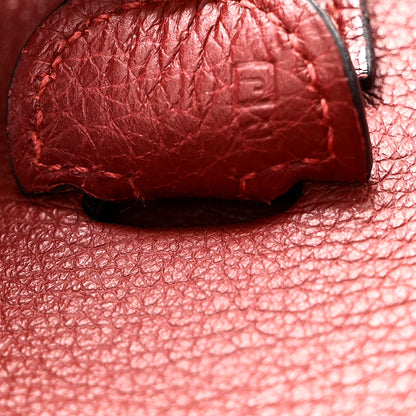 Hermes Buffle Skipper Evelyne PM Rouge Garance 7 of 10