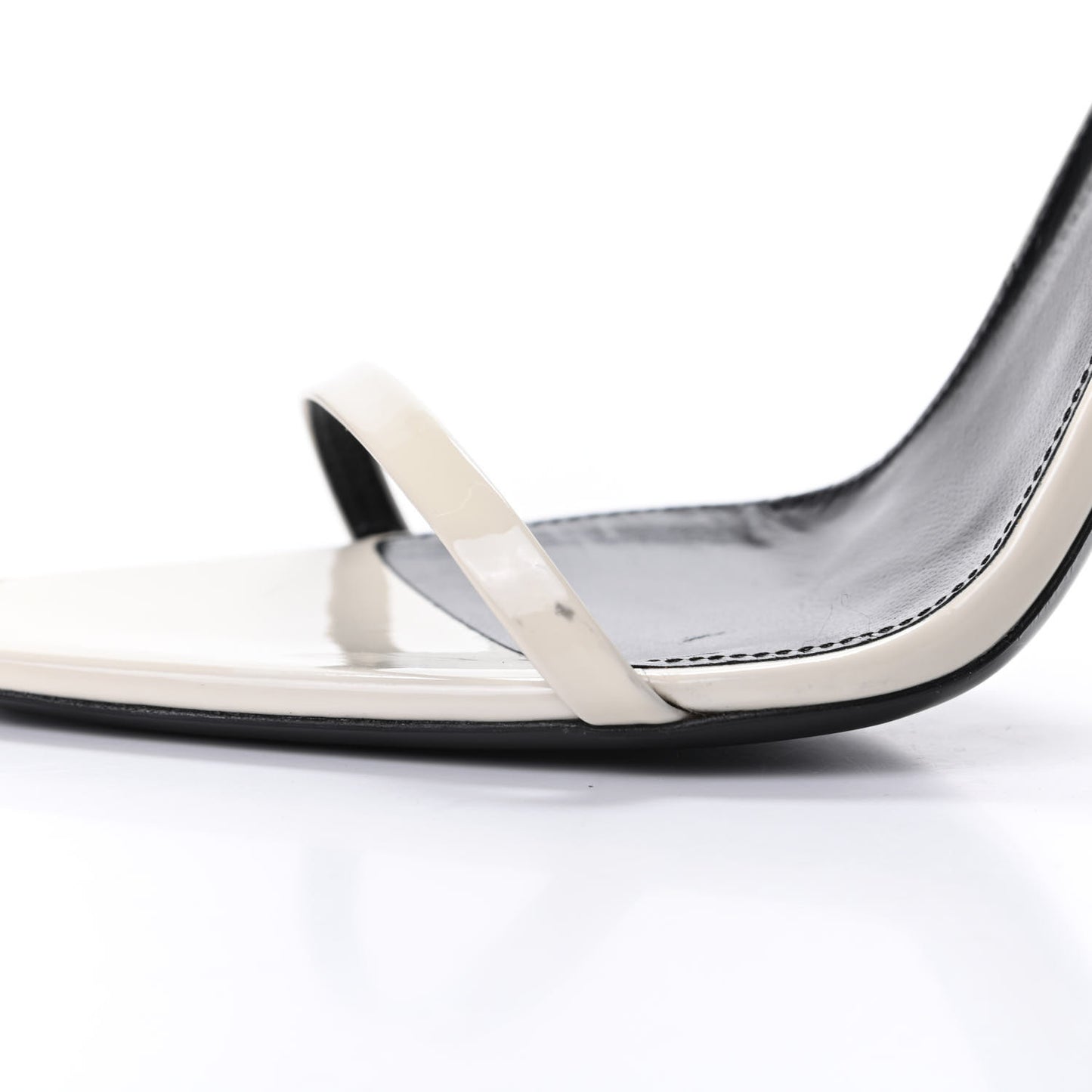 Patent Calfskin Opyum 110 Sandals 42 Neutro