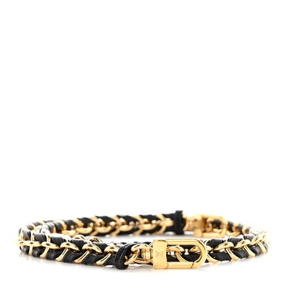 Louis Vuitton Calfskin Multi Pochette Chain Shoulder Strap Black Gold 1 of 3