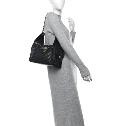 Chanel Caviar Quilted Small Chanel 25 Handbag Black 2 of 11