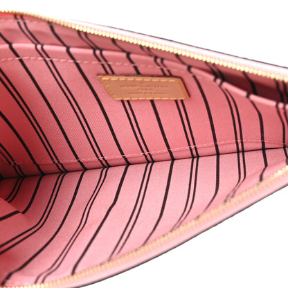 Louis Vuitton Monogram Neverfull MM GM Pochette Rose Ballerine 6 of 8