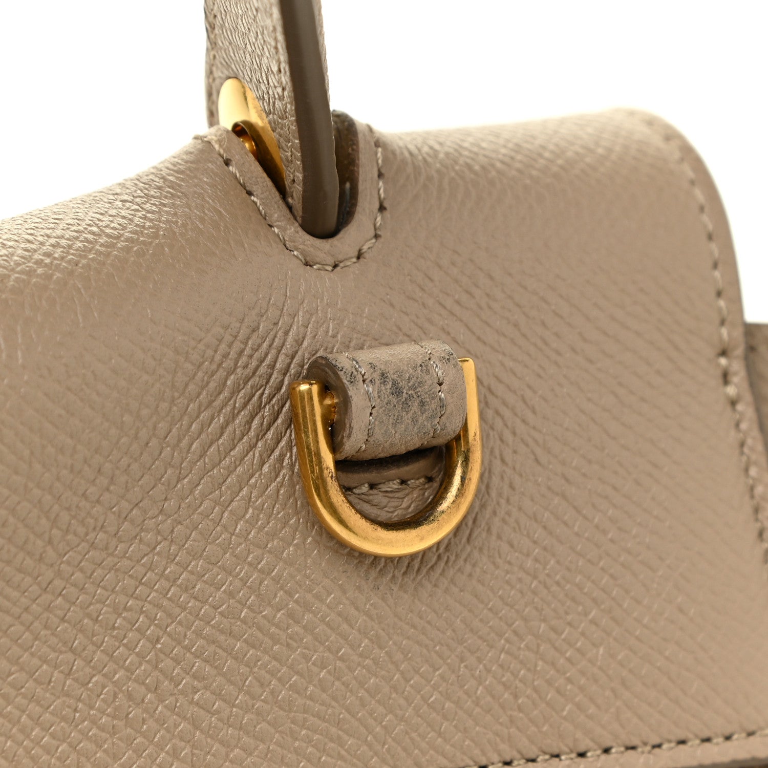 Celine Grained Calfskin Mini Belt Bag Light Taupe 13 of 14