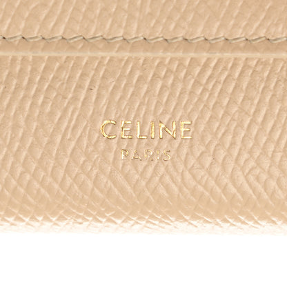 Celine Grained Calfskin Small Multifunction Folded Wallet Light Taupe 6 of 8
