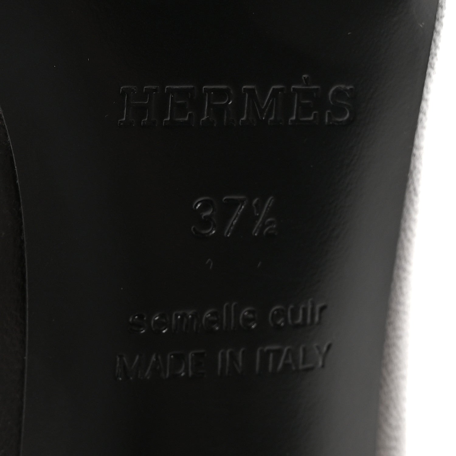 Hermes Nappa Majeste 80 Pumps 37.5 Black 7 of 9