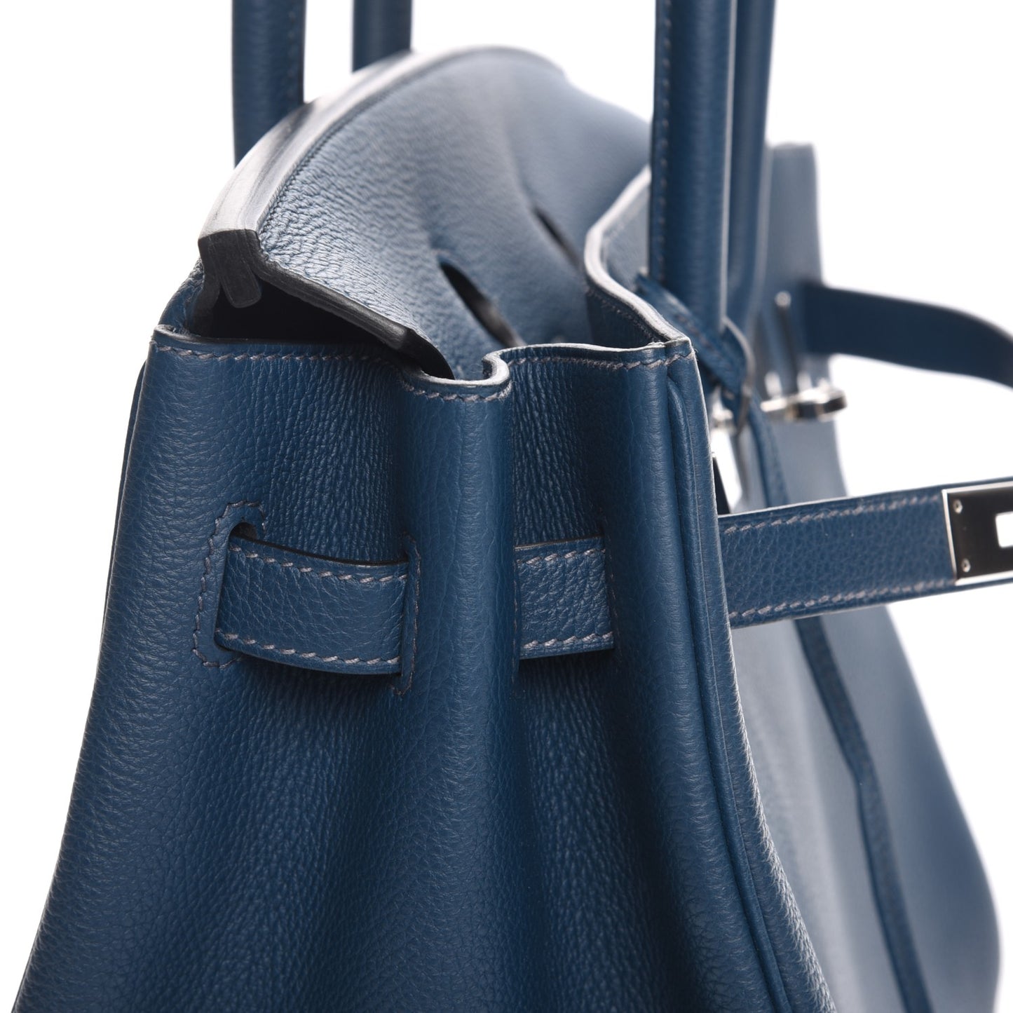 Taurillon Clemence Birkin 35 Bleu De Prusse