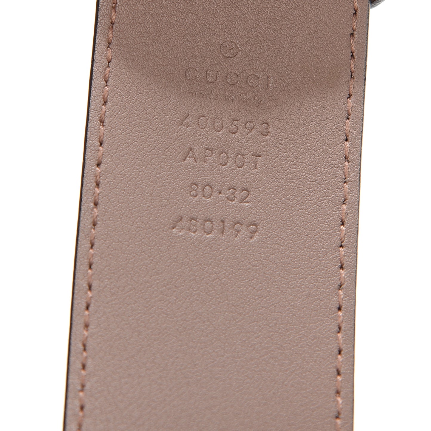 Calfskin Double G 40mm Belt 80 32 Porcelain Rose