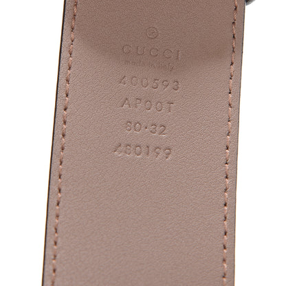 Gucci Calfskin Double G 40mm Belt 80 32 Porcelain Rose 3 of 5