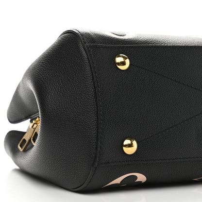 Louis Vuitton Empreinte Monogram Giant Montaigne MM Black Beige 8 of 9