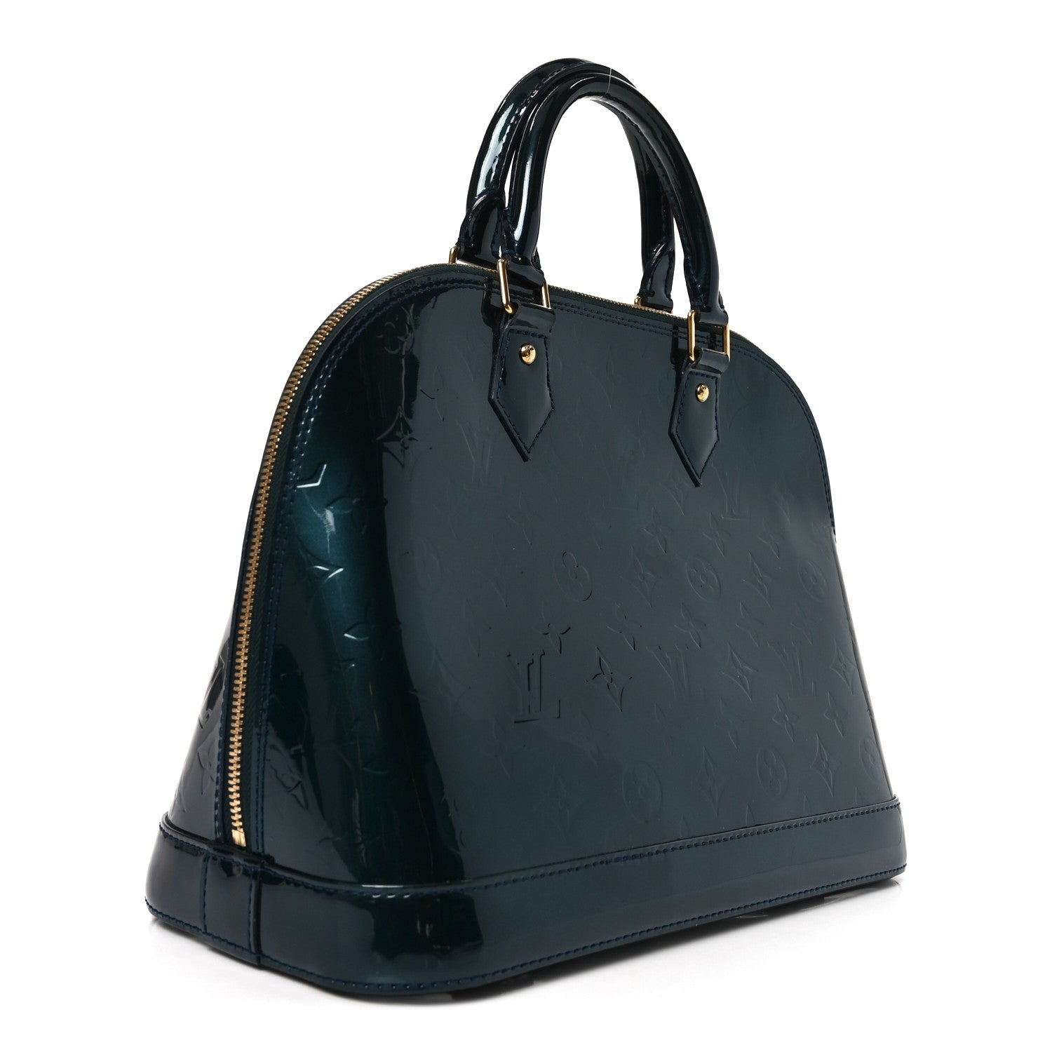 Louis Vuitton Vernis Alma PM Blue Nuit 3 of 9