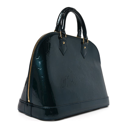 Louis Vuitton Vernis Alma PM Blue Nuit 3 of 9