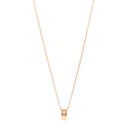 Louis Vuitton 18K Pink Gold Empreinte Pendant Necklace 1 of 5