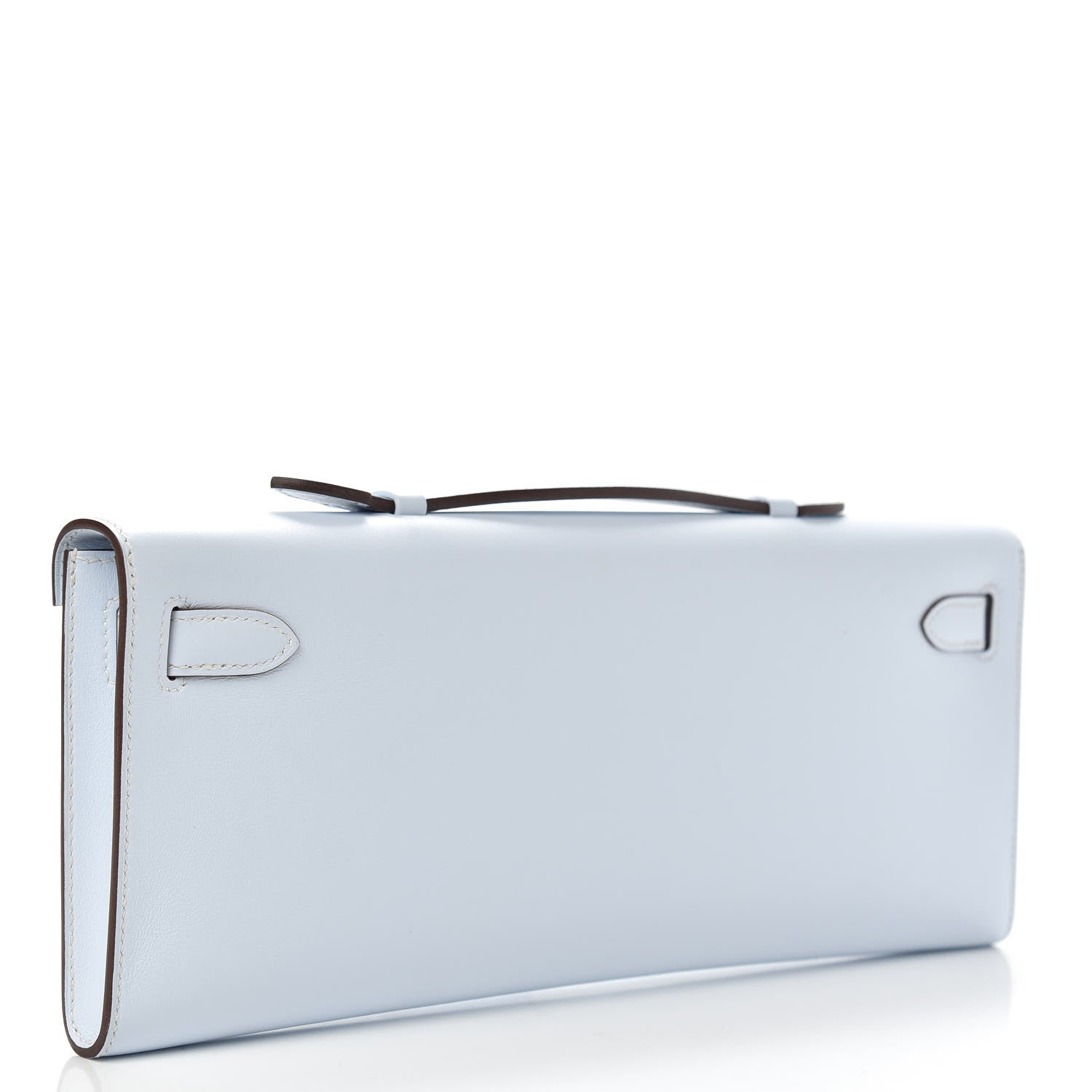 Hermes Swift Kelly Cut Clutch Pochette Bleu Brume 3 of 10