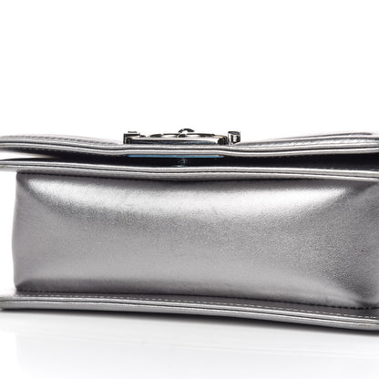 Chanel Galuchat Stingray Small Boy Flap Silver 7 of 10