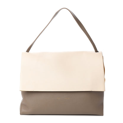Celine Calfskin All Soft Shoulder Bag Cream 1 of 13