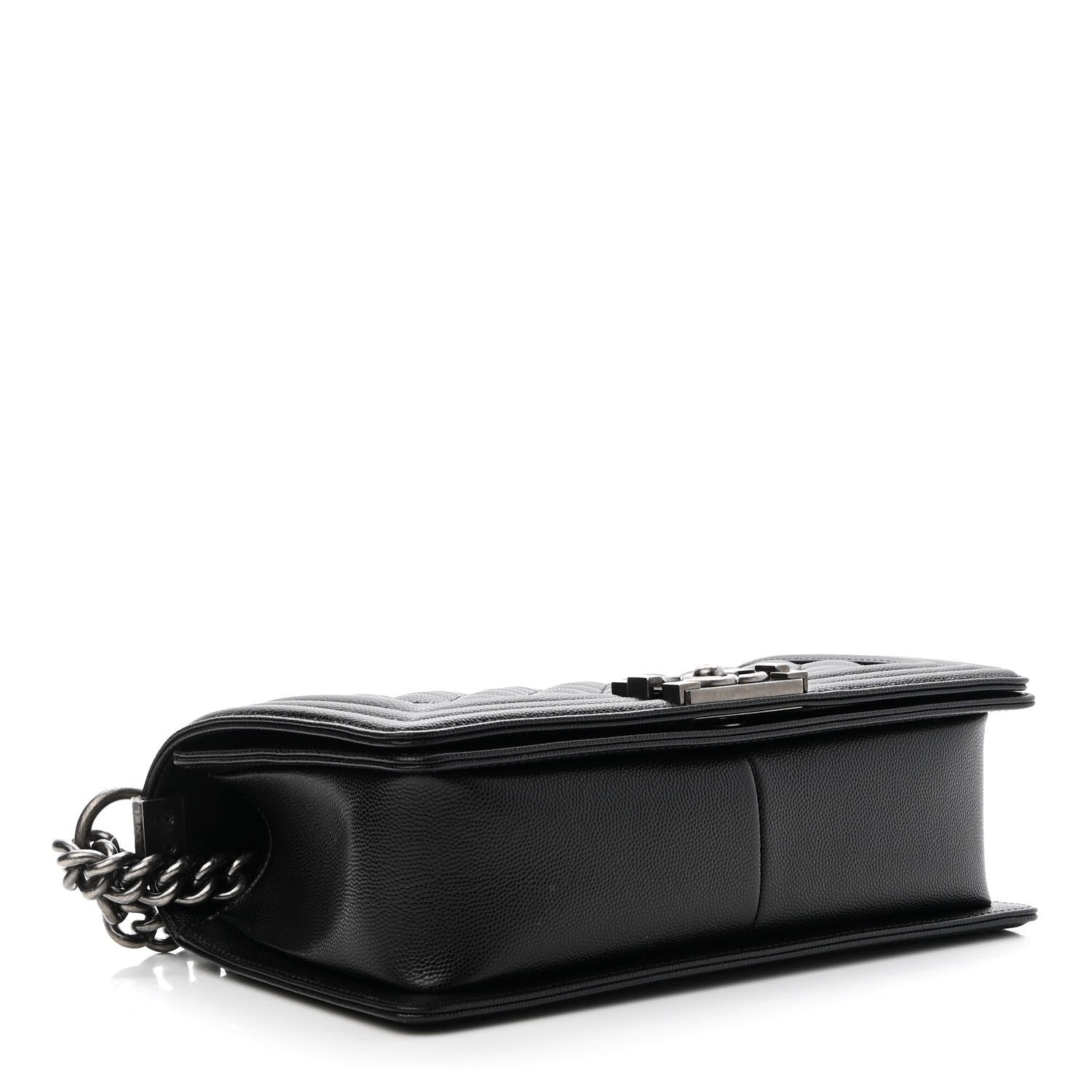 Chanel Caviar Quilted Medium Boy Flap Black 4 of 9