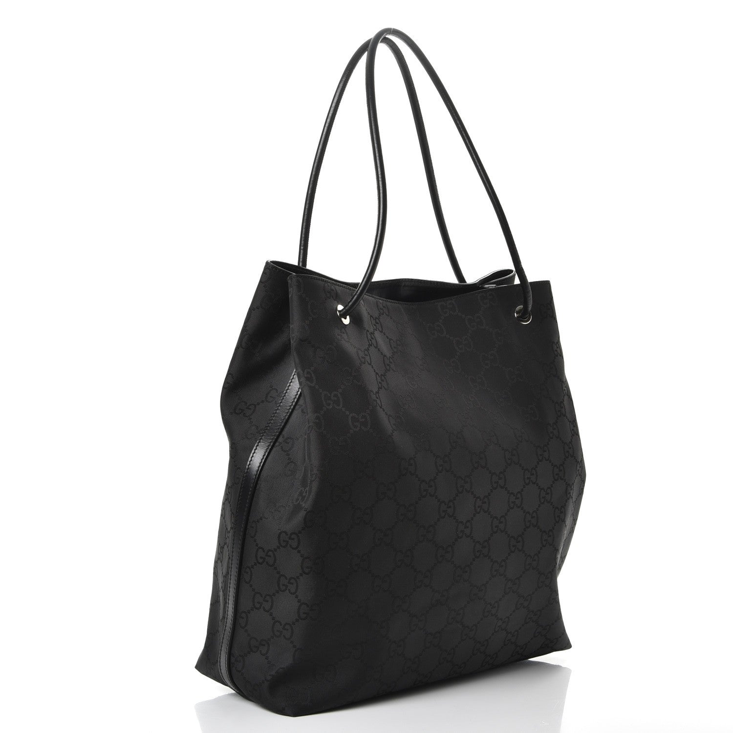 Gucci Nylon Monogram Gifford Tote Black 3 of 8