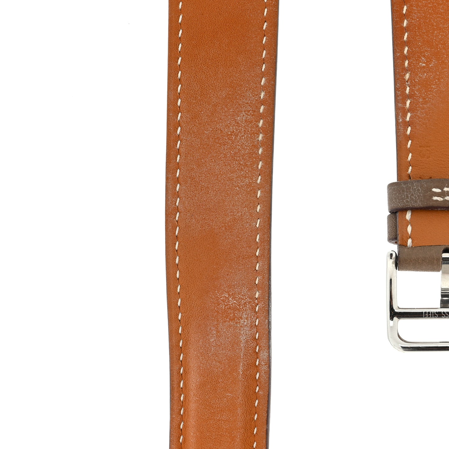 Swift Heure H Hour Watch PM Double Tour Strap Etoupe