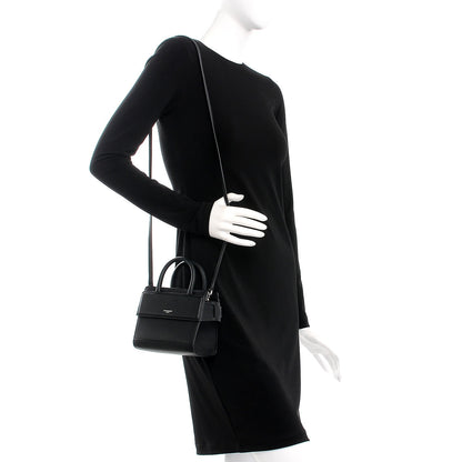 Givenchy Grained Calfskin Nano Horizon Satchel Black 2 of 7