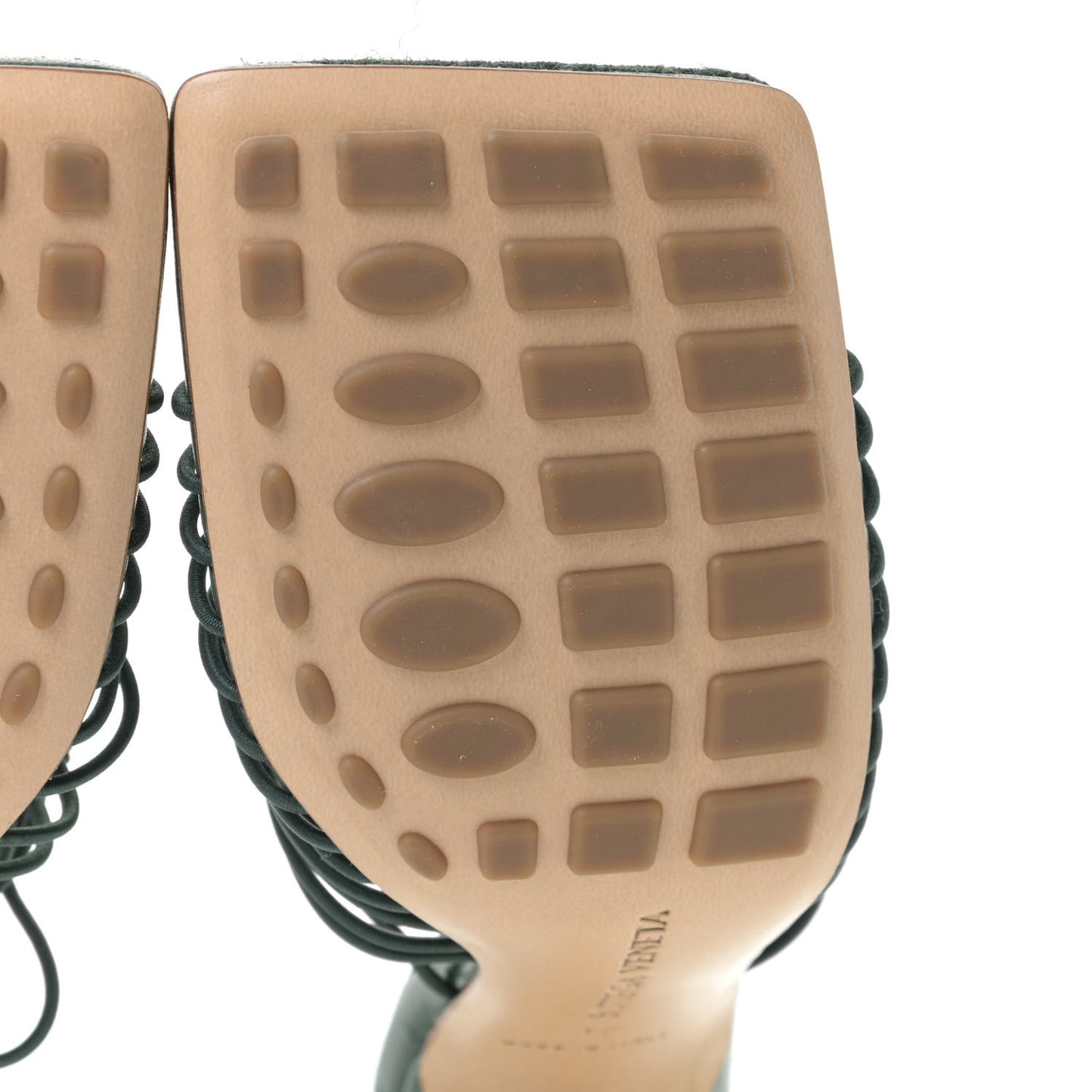 Raffia Elasticized Stretch Mule Sandals 37 Emerald Green