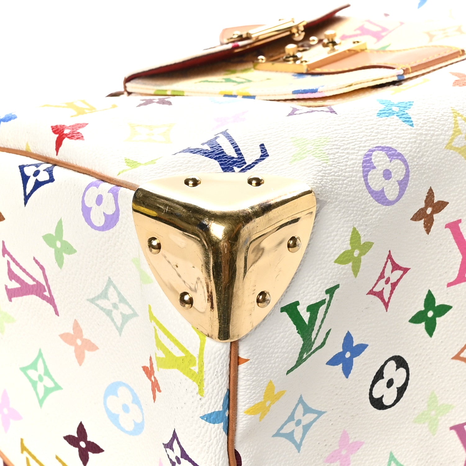 Louis Vuitton Monogram Multicolor Speedy 30 White 8 of 13
