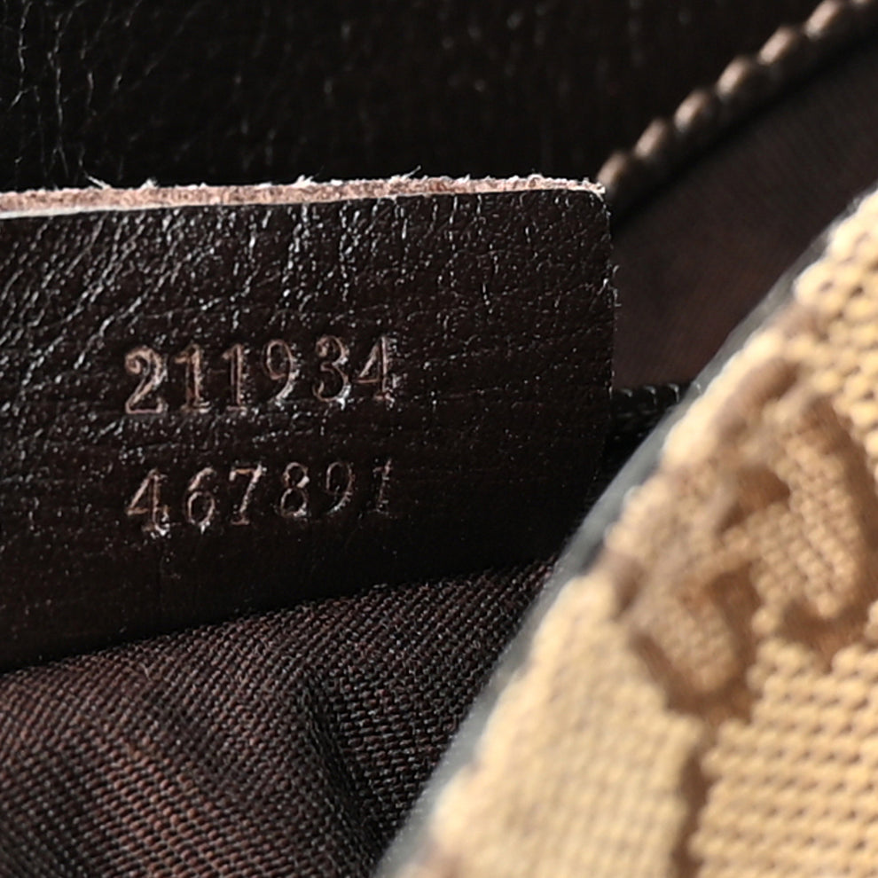 Gucci Monogram Medium New Ladies Web Hobo Dark Brown 1998955 – FASHIONPHILE