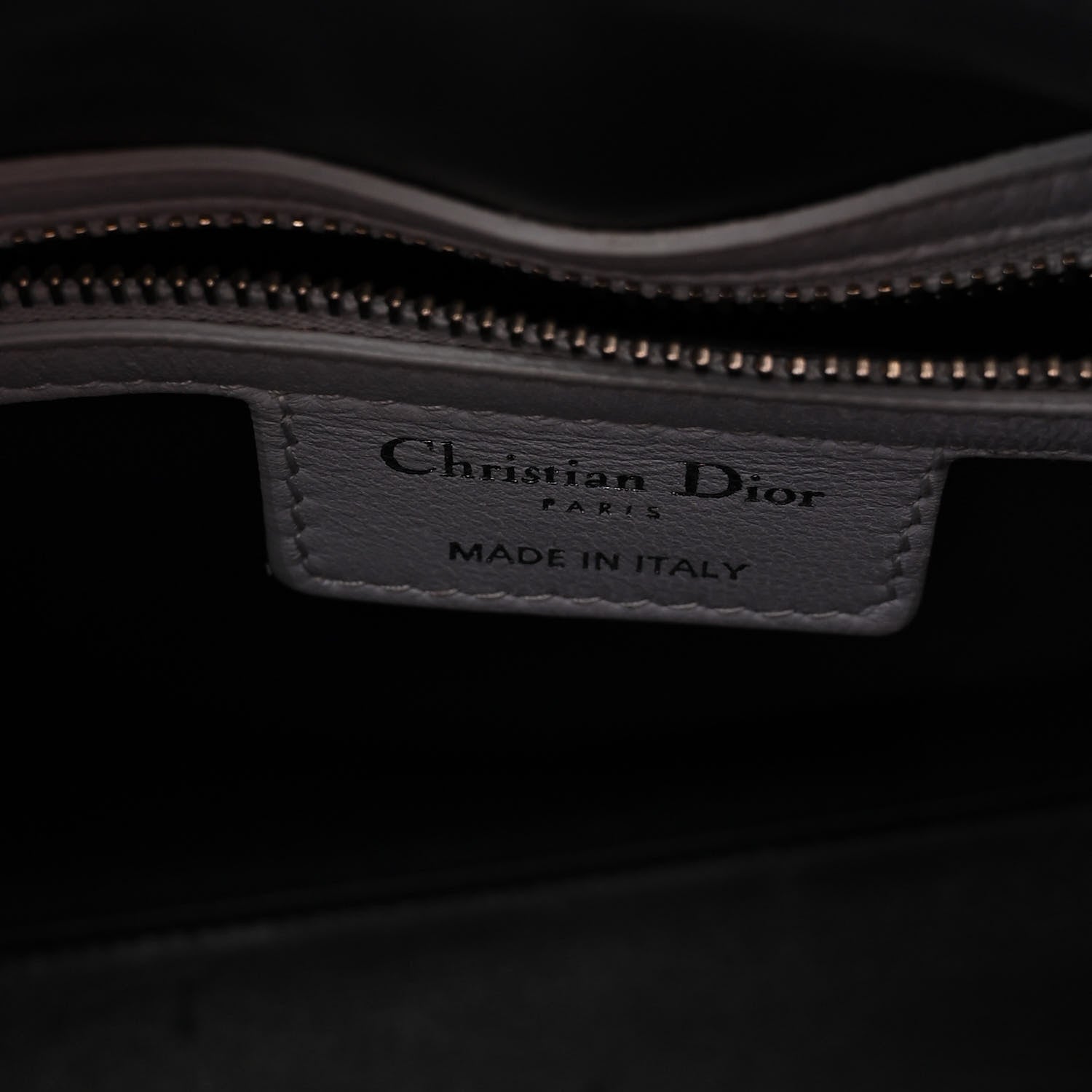 Christian Dior Lambskin Cannage Floral Printed Medium Lady Dior Light Blue 6 of 10