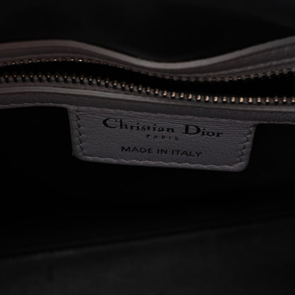 Christian Dior Lambskin Cannage Floral Printed Medium Lady Dior Light Blue 6 of 10