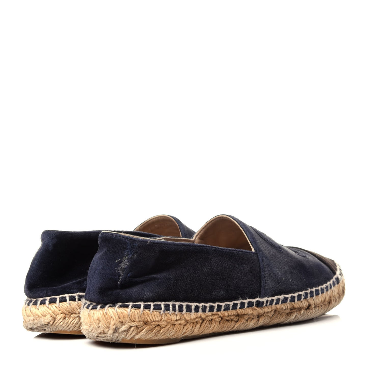 Velvet CC Espadrilles 39 Dark Navy Black
