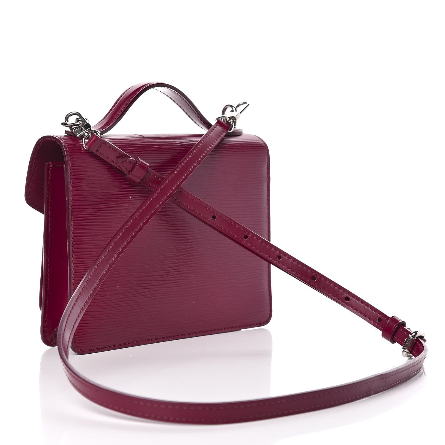Louis Vuitton Epi Monceau BB Fuchsia 3 of 15