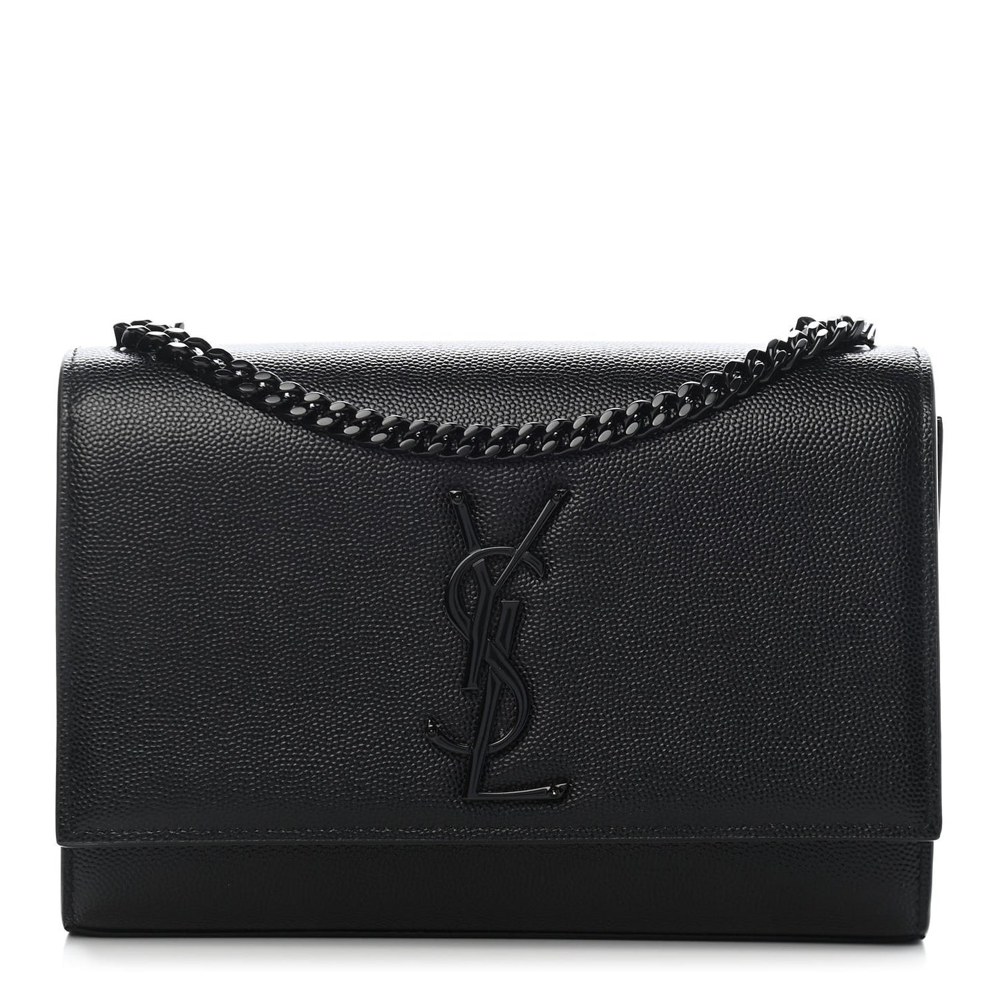 Grain De Poudre Small Monogram Kate Satchel Black
