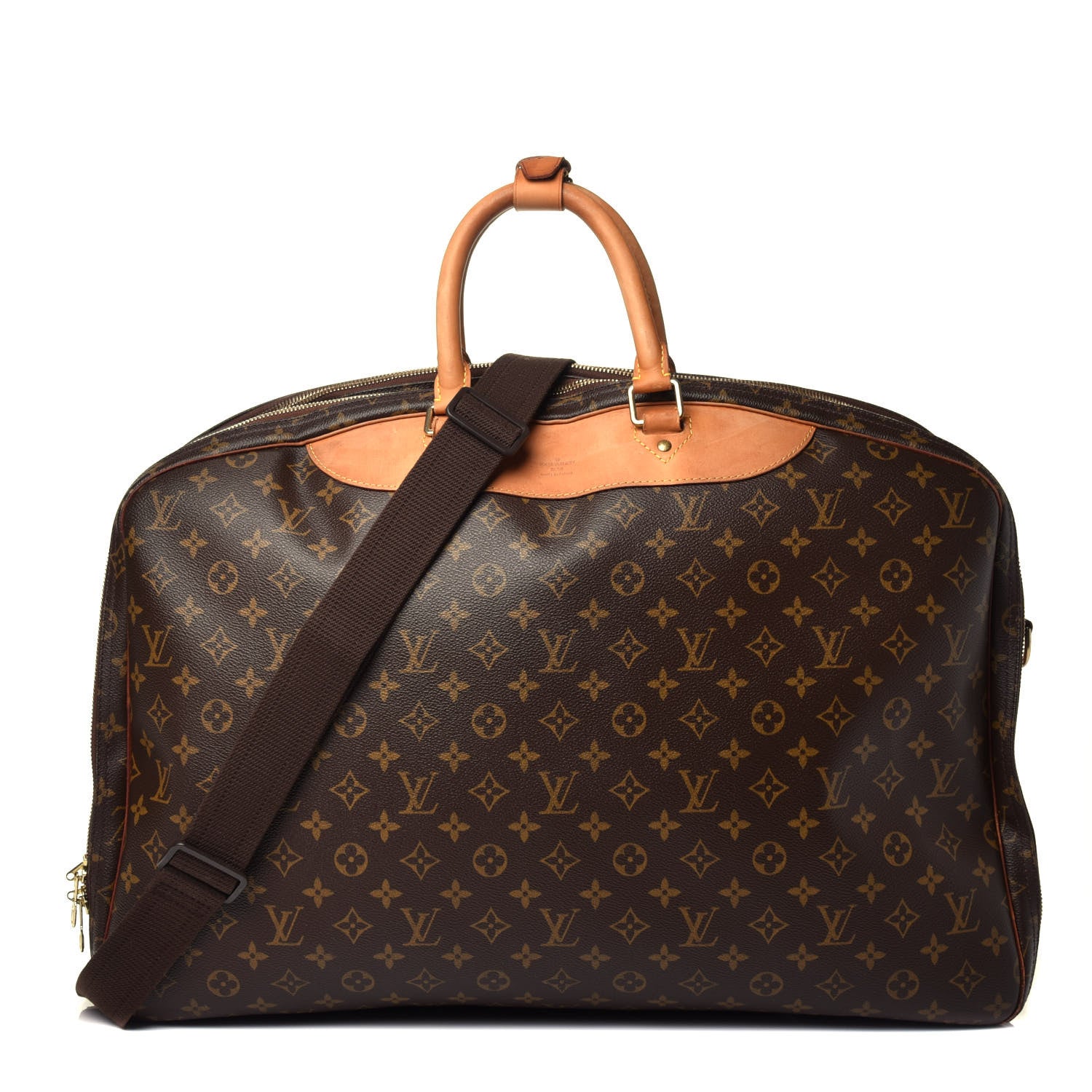 Louis Vuitton Monogram Alize 2 Compartment Luggage Travel Bag 1 of 11