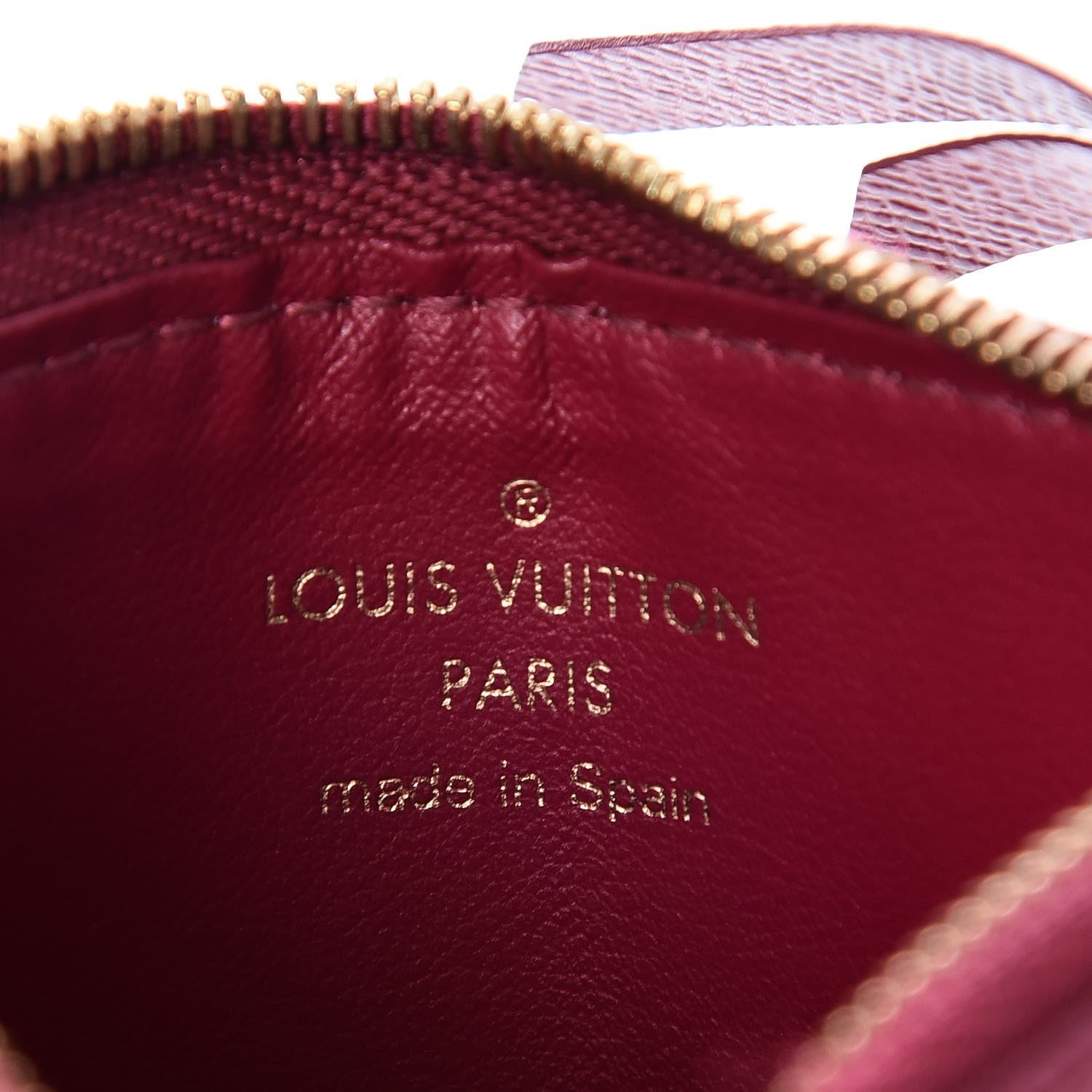 Louis Vuitton Monogram Zipped Card Holder Fuchsia 6 of 6