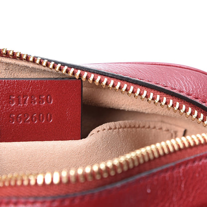 Gucci Suede Calfskin Web Mini Ophidia Shoulder Bag New Blue Romantic Cherry 6 of 9