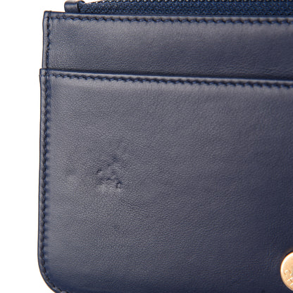 Chanel Lambskin Quilted Boy Wallet On Chain WOC Navy Blue 11 of 13