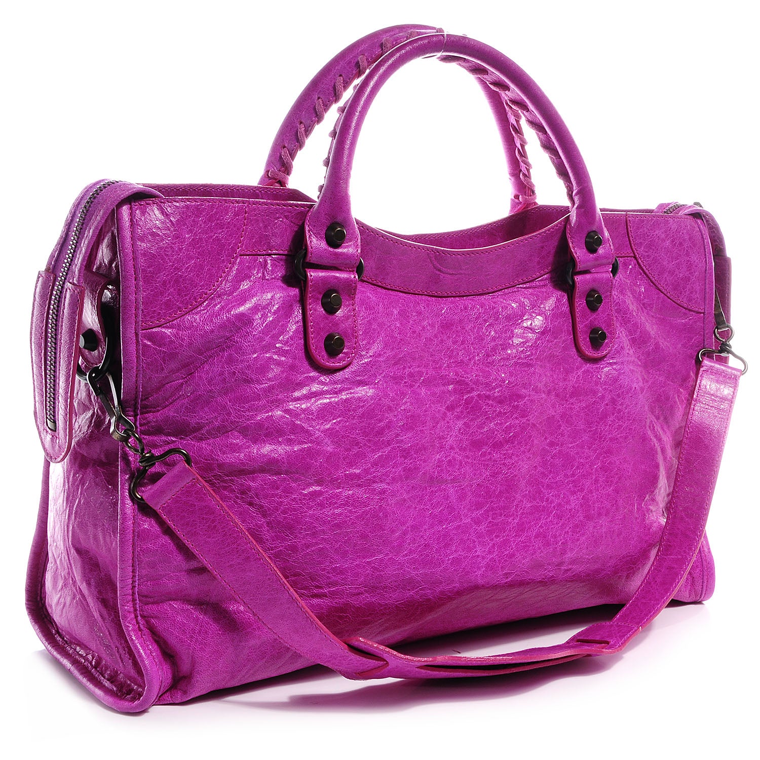 Balenciaga Agneau City Amethyst 3 of 7
